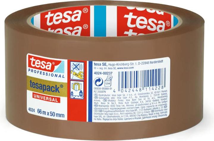 Produktbild tesa tesapack® PP universal 66:50 braun (50 mm)