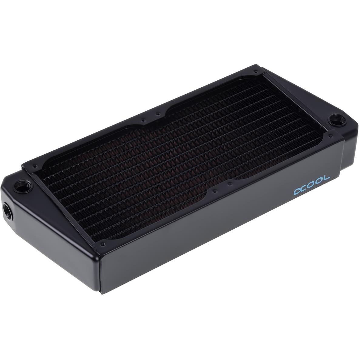 Alphacool NexXxoS XT45 Full Copper X-Flow 240mm (120 mm), Wasserkühlung Radiator, Schwarz