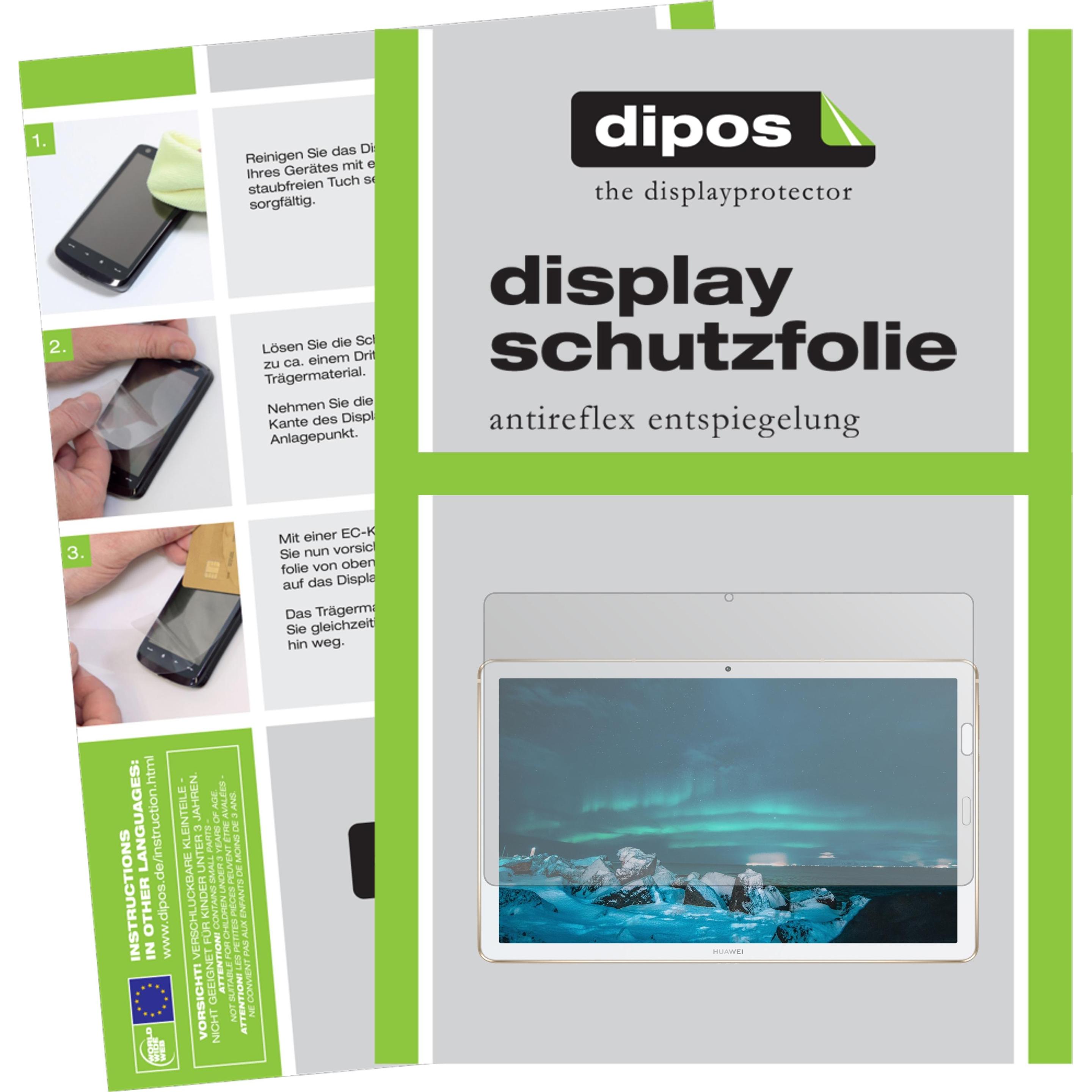 Dipos Displayschutzfolie Antireflex (2 Stück, Huawei MediaPad M6 8.4), Tablet Schutzfolie