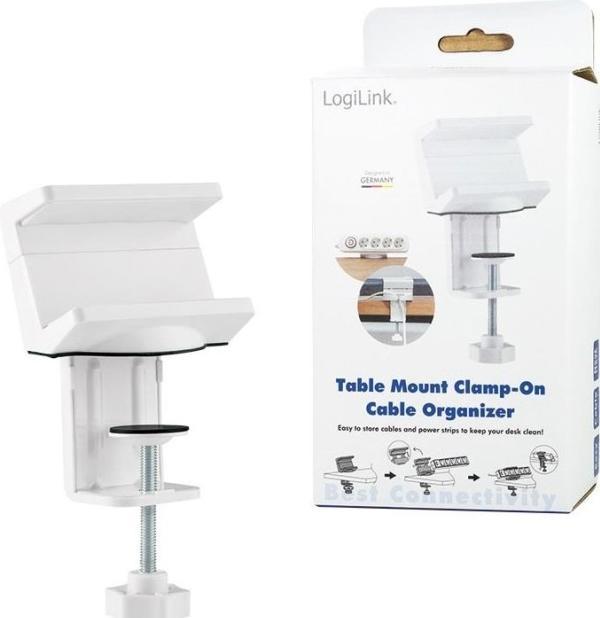 Image du produit LogiLink Support à pince pour blocs multiprises