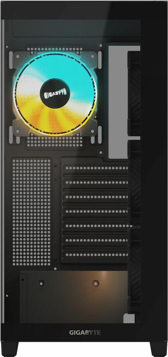 Produktbild Gigabyte Case||GB-C500P ST|MidiTower|Case product features Transparent panel|ATX|MicroATX|MiniITX|Colour Blac (ATX, Mini-ITX, Mini-ATX)