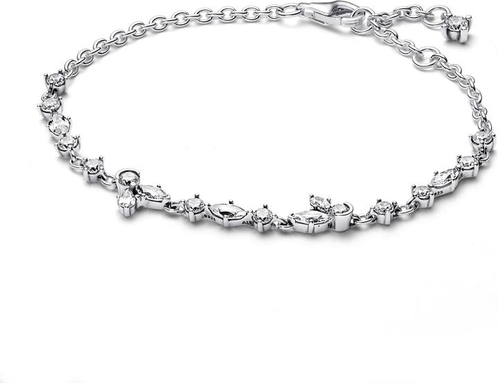 Actual product image Pandora Sparkling Herbarium Cluster Chain Bracelet (18 cm, Sterling silver)