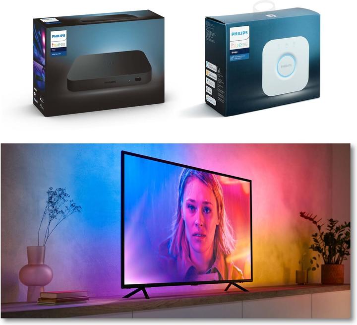 Actual product image Philips Hue Play Gradient Lightstrip 55" (RGBW, 216.50 cm, Indoor)