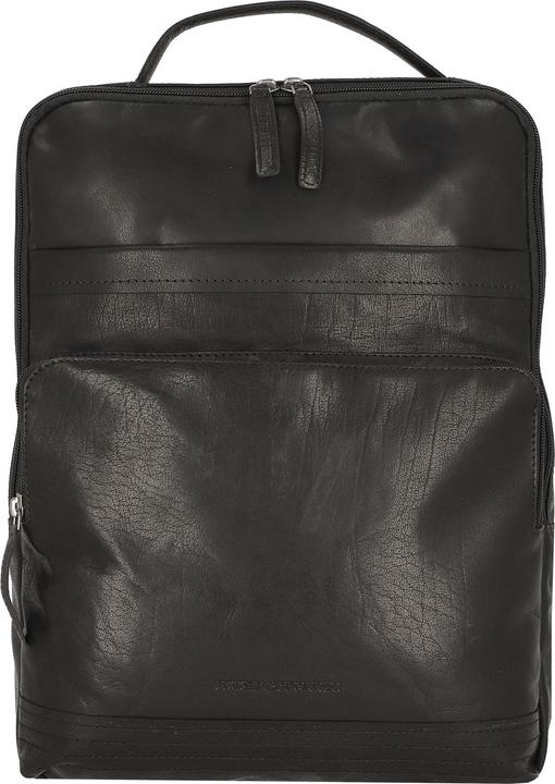 Image du produit Spikes & Sparrow & Sparrow Authentic Leren Laptop Rugtas - 17 inch - Zwart (13 l)