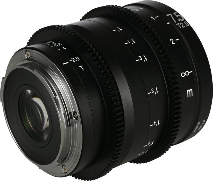 Produktbild Venus Optic Festbrennweite 7.5 mm T2.9 Zero-D S35 Cine Lens – Canon RF (Canon RF, APS-C / DX)