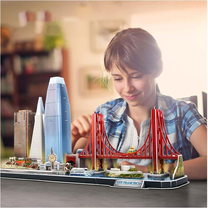 Produktbild Cubicfun 3d Puzzel City Line San Francisco LED (90 Teile)