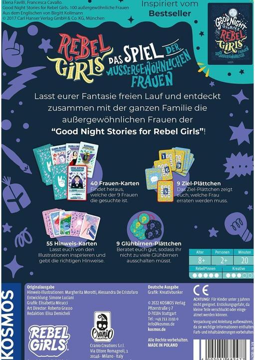 Produktbild Kosmos Rebel Girls – Das Spiel der aussergewöhnlichen Frauen (Deutsch)