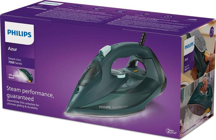 Actual product image Philips 7000 Series Garų lygintuvas DST7050/70, 2800W, 50 g/min continous steam, 250g steam boost, vertical (2800 W, 250 g/min)