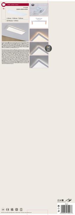 Actual product image Paulmann Atria Shine Backlight (2700 lm)