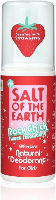 Actual product image Salt Of-The-Earth - Natural Deodorant Spray Rock Chick Sweet Strawberry (Nature L Deodorant) 100 Ml (Spray, 100 ml)