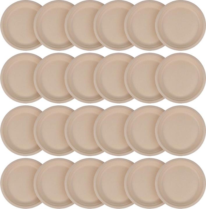 Produktbild Natura Punto Teller rund aus Zuckerrohr 24er-Set (24 x)