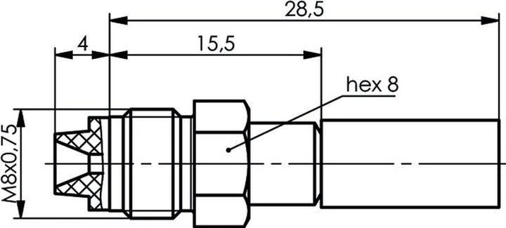 Productafbeelding Telegärtner FME kabel aansluiting