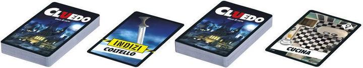 Actual product image Hasbro Cluedo mazzo di carte, i Italian version, German: 671-02-765 (Italian, 3 - 4 Players)