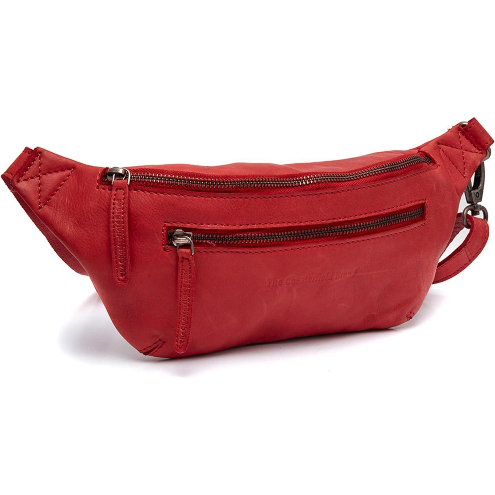 The Chesterfield Brand, Bauchtasche, Severo Gürteltasche Leder 33 cm, Rot