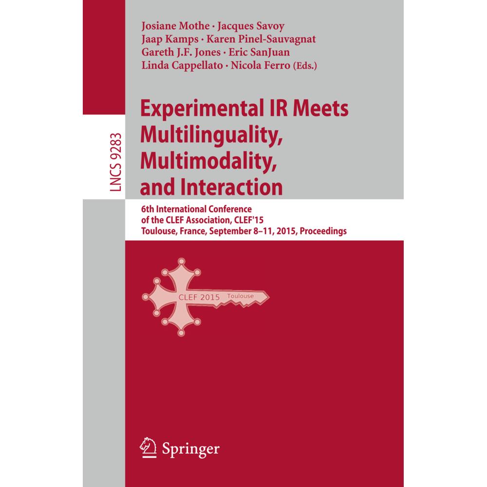 Experimental IR Meets Multilinguality, Multimodality, and Interaction, Fachbücher