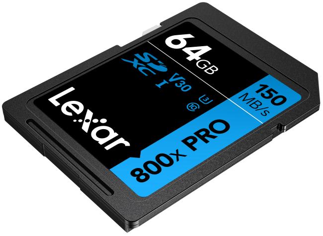 Actual product image Lexar MEMORY SDXC 64GB UHS-I/LSD0800P064G-BNNNG (64 GB, SDXC, U1, UHS-I)