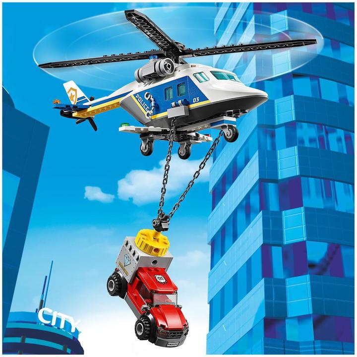 Productafbeelding LEGO Achtervolging met de politiehelikopter (60243, LEGO Stad)