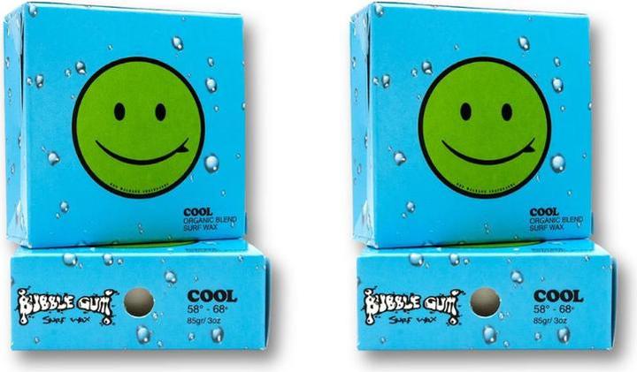 Bubble Gum Surf Wax Surf Wax Organic Cool 4 Stück