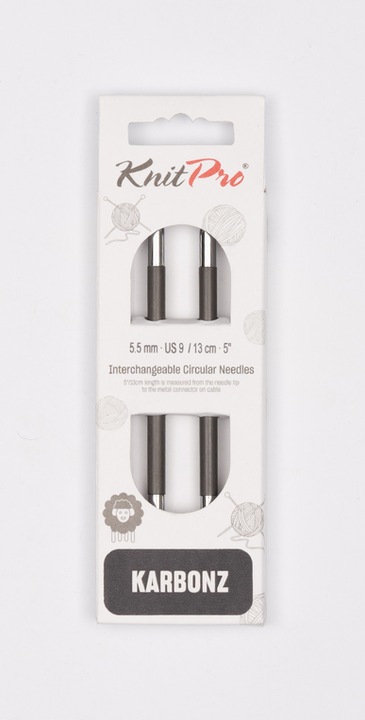 Knitpro Interchangeable circular knitting needles KARBONZ