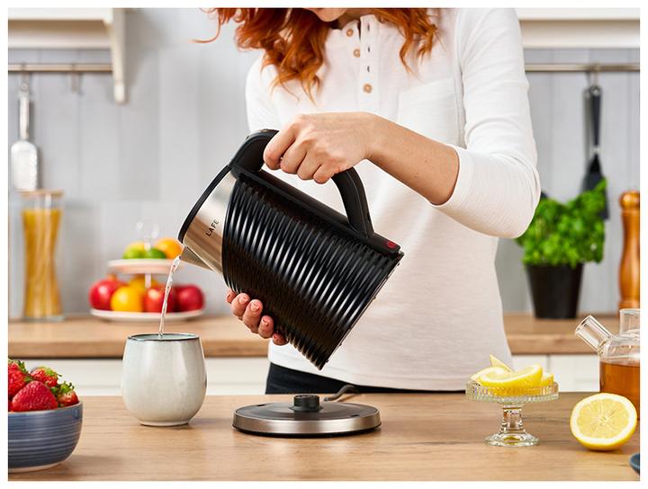Produktbild Lafe 47468 Electric Kettle Elegant Black 1,8 L (1.80 l)
