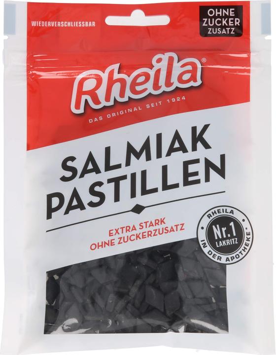 Actual product image Soldan Rheila Salmiak Pastilles Without added sugar (90g) (1 pcs., 97 g)