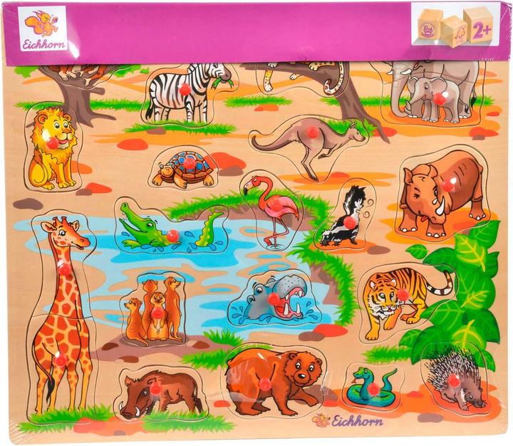 Produktbild Eichhorn Steckpuzzle (22 Teile)