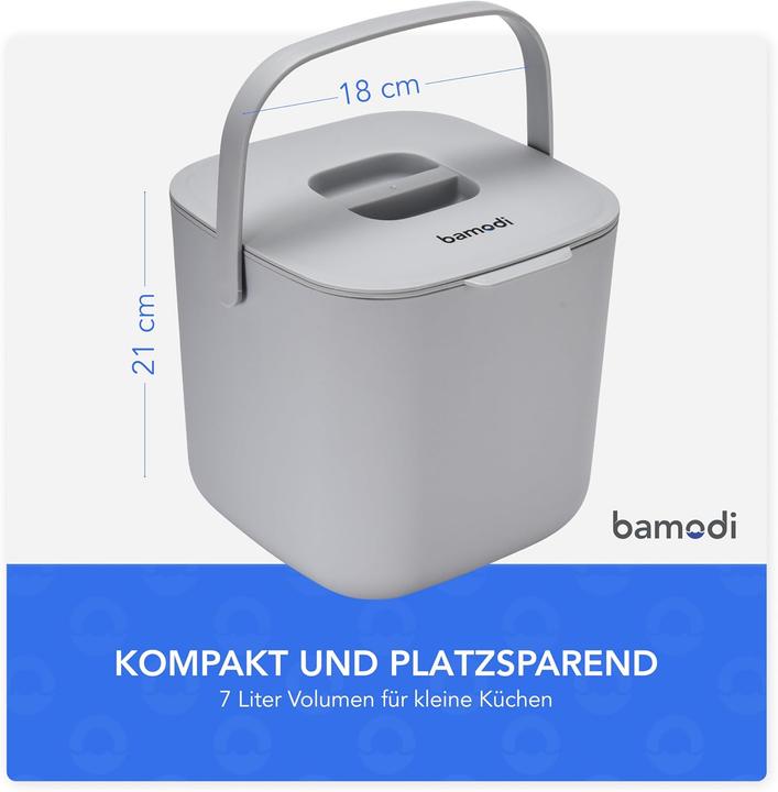 Produktbild Bamodi Biomülleimer mit Doppelfach (7 l)