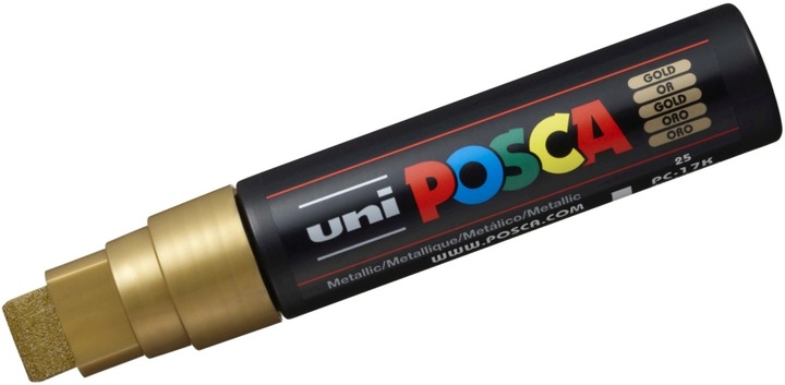 Produktbild Posca Marker PC-17K Rechteckspitze (Gold, 15 mm, 1 x)