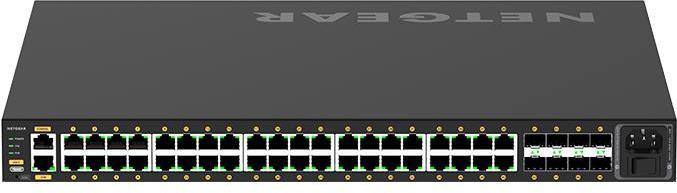 Actual product image Netgear PoE+ Switch AV Line M4250-40G8F-PoE+ 48 Port (48 ports)