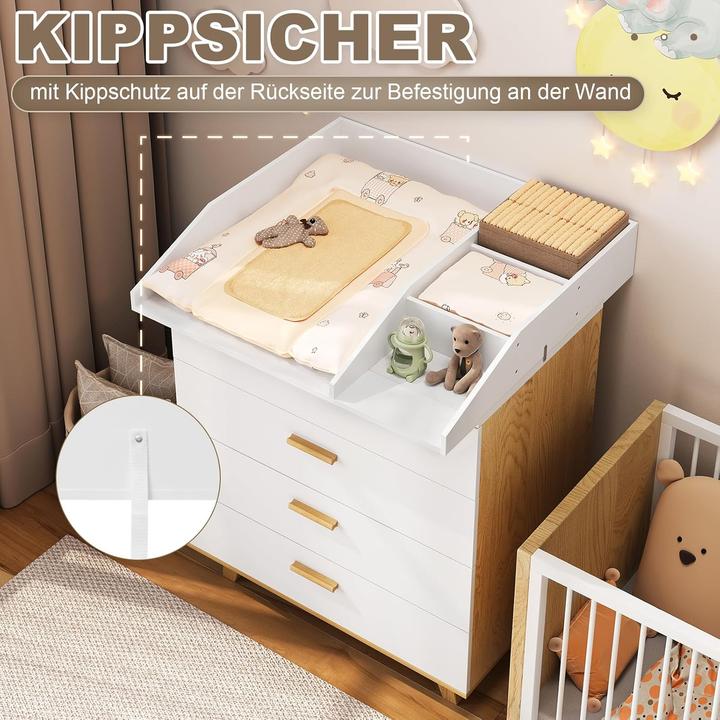Image du produit Woltu Wickelaufsatz mit Trennfach