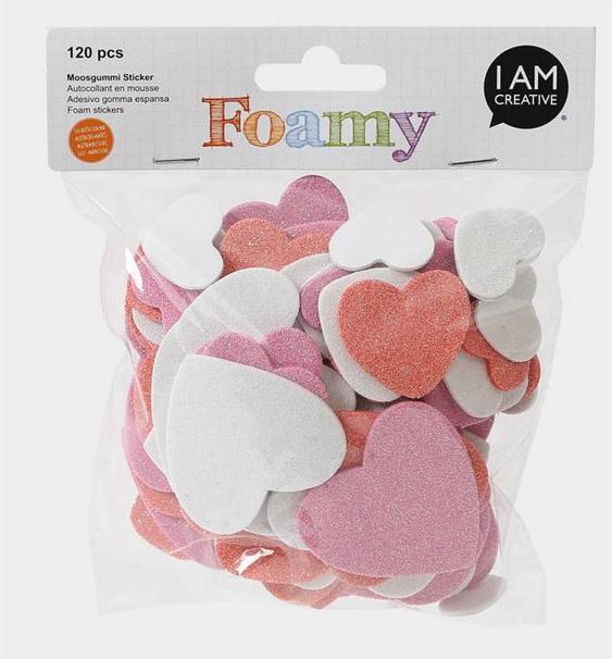 Actual product image I Am Creative Sponge rubber shapes
