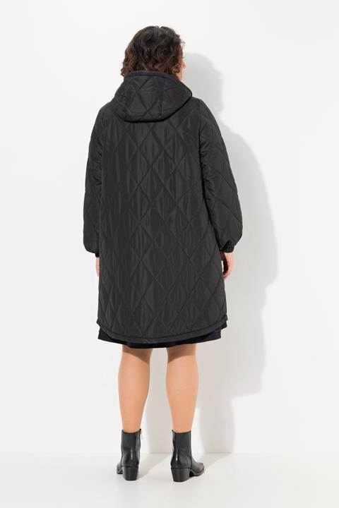 Image du produit Ulla Popken Manteau matelassé léger, imperméable, fermeture éclair à double sens (42, 44)