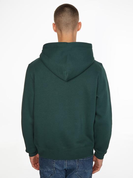 Immagine prodotto Tommy Hilfiger Felpa con cappuccio Global Stripe Uomo, Hunter, M (M)