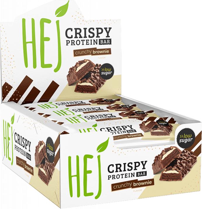 HEJ Nutrition HEJ Crispy Protein Bar (12 x 45g) (Crunchy brownie, 1 pcs., 540 g)