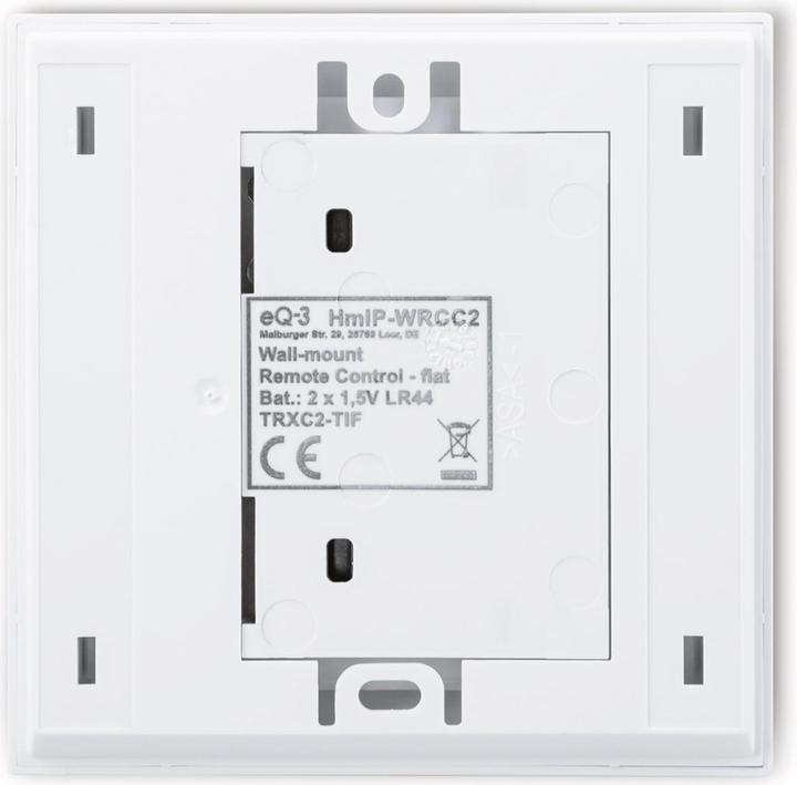 Actual product image Homematic IP Wall switch flat