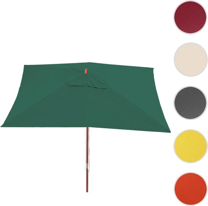 Immagine prodotto Mendler Ombrellone Florida, 3x4m poliestere/legno 6kg - verde (4 m)