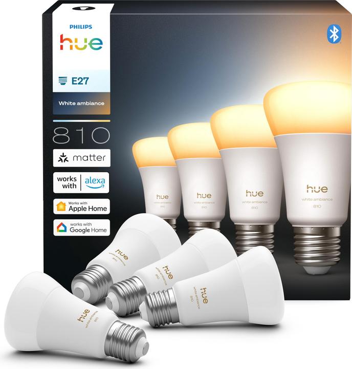 Immagine prodotto Philips Hue Hue A60 (E27, 810 lm, 4 x)