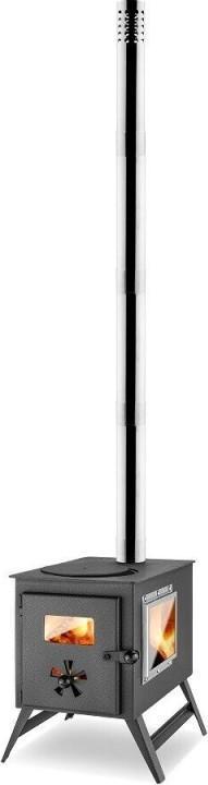 Produktbild Avetoe 3-Scheiben-Gartenofen mit Herdplatte und Zeltofen