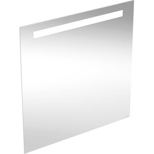 Geberit, Spiegel, Option Basic Square Lichtspiegel, Beleuchtung oben (70 x 70 x 50 cm)