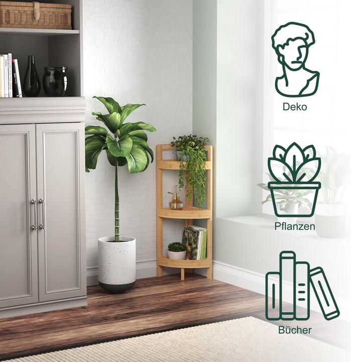 Actual product image Relaxdays Eckregal (23 x 23 x 105.50 cm)