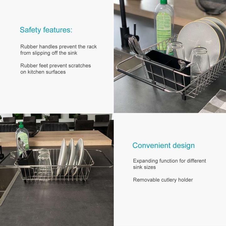 Actual product image Intirilife Dish drainer
