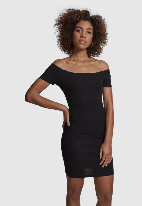 Produktbild Urban Classics Ladies Off Shoulder Rib Dress (XL)