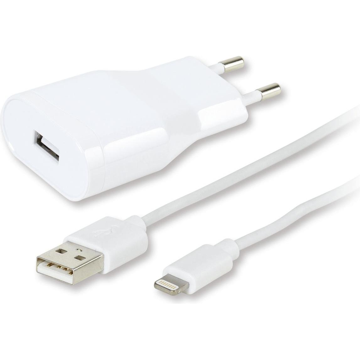 Thumbnail - Vivanco T-PO AC MFI LT2 (12 W), USB Ladegerät, Weiss