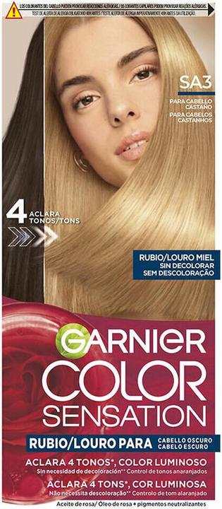 Image du produit Garnier teinture blonde lumineuse sans décoloration pour cheveux foncés (#Louro Miel 5)
