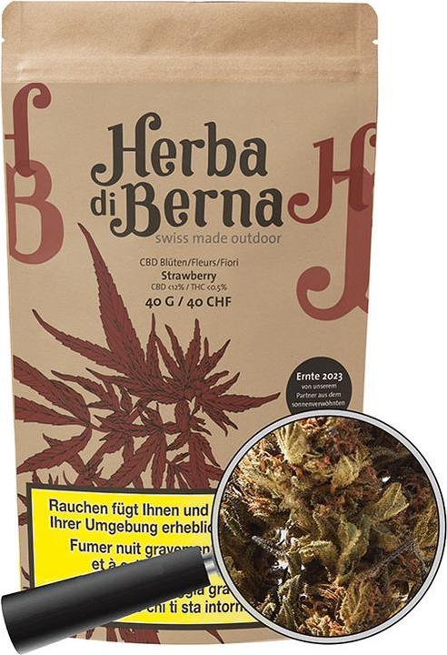 Image du produit Herba di Berna Strawberry Outdoor Édition limitée (45 g, Extérieur)