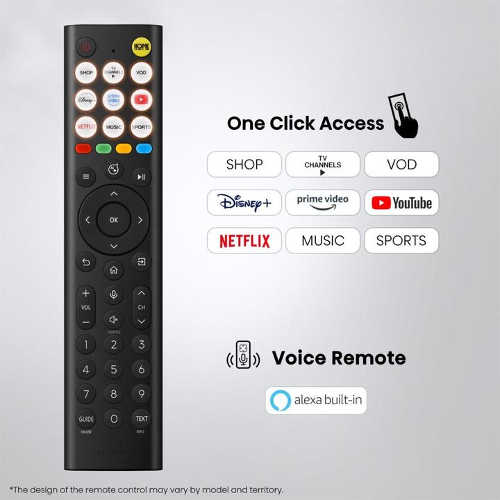 Actual product image Hisense TV 75U7DSE 75" Mini-LED 4K (75", LED, 4K)