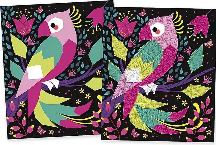 Image du produit Janod 2 tableaux fils tendus jungle