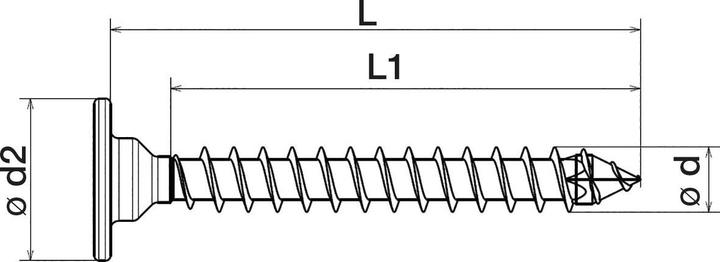 Productafbeelding Spax Schroeven achterwand (300 Schroeven per stuk)