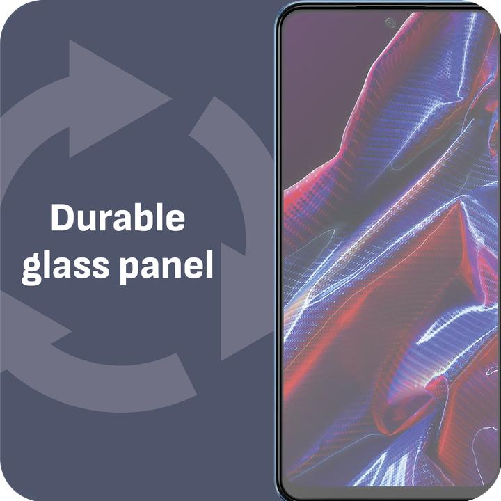 Actual product image Cazy Protective Glass Compatible with Poco X5 Tempered Glass Case Compatible - 1 piece (1 pcs., Xiaomi Poco X5)