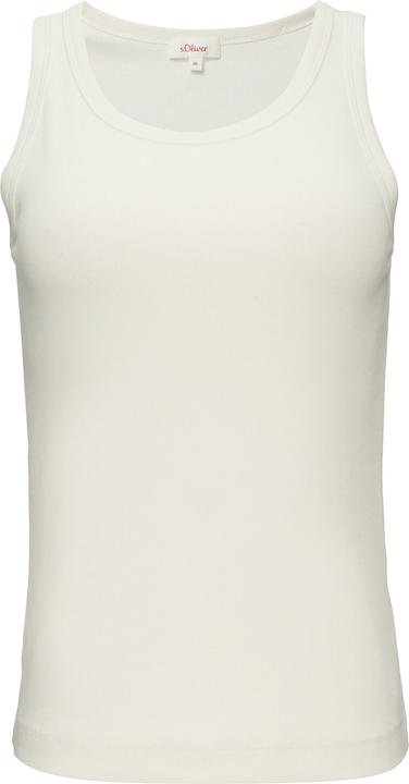 Produktbild s.Oliver T-Shirt Elastisches Top mit Rippstruktur (46)